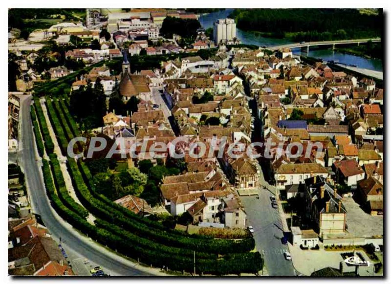 Postcard Modern Bray sur Seine (S & M) General Aerial View