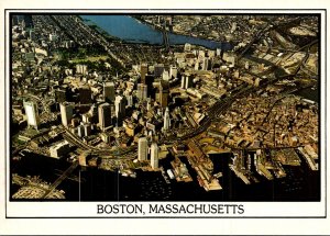 Massachusetts Boston Aerial View