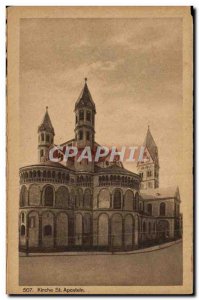 Postcard Old Kirche St Aposteln Koln