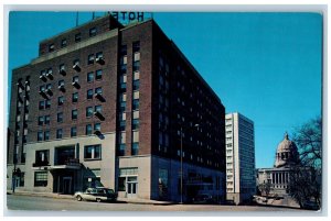 Jefferson City Missouri Postcard Hotel Governor Exterior Building c1960 Vintage