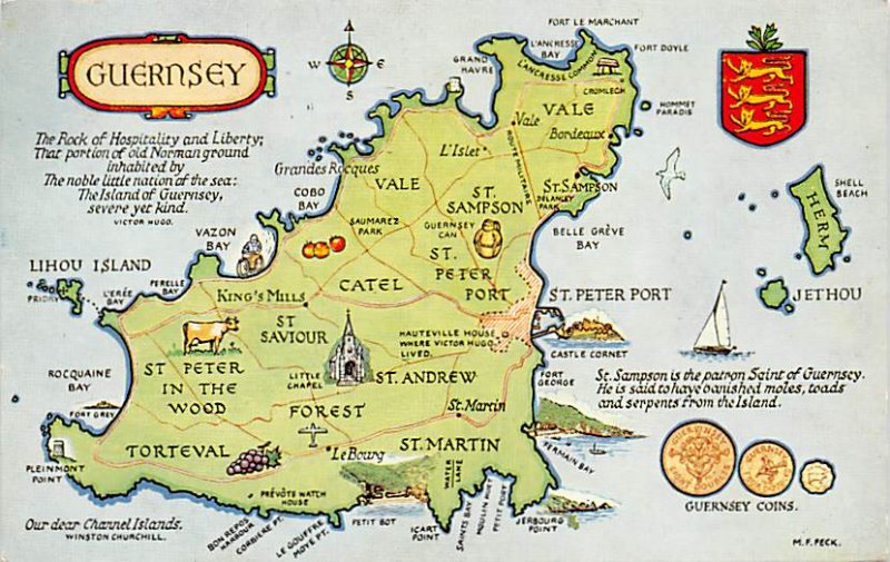 Maps Guernsey 1964