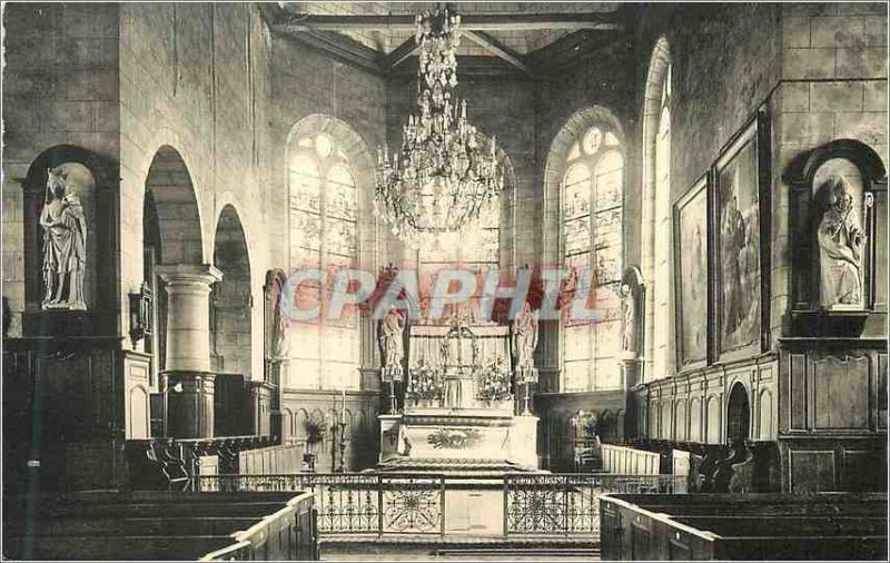 Postcard Modern Mainneville (Eure) Interior of the Church