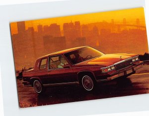 Postcard Coupe de Ville Cadillac For 1986 Cadillac