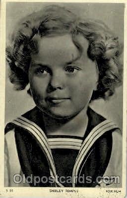 Shirley Temple Actress Movie Star Unused 