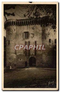 Loches - Le Chateau - The Great Gate of & # 39enceinte Old Postcard