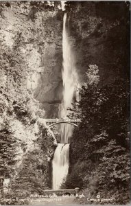 Multnomah Falls Oregon Columbia River Highway Cross Dimmitt Postcard E96 *as is