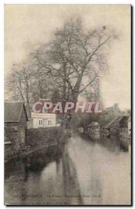 Old Postcard Pontrieux Trieux Bridge View taken