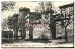 Old Postcard Tarascon Chateau du Roi Rene Located On the Banks Of Rhone