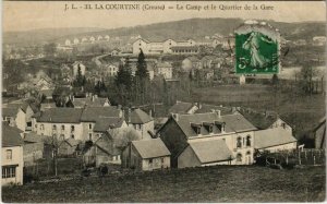 CPA La Courtine Le Camp et le Quartier de la Gare FRANCE (1050497)