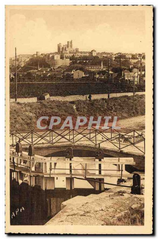 Old Postcard view of Saint Nazaire Beziers