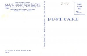 Virginia  Bowling Green Motel , Crabtree's Restaurant