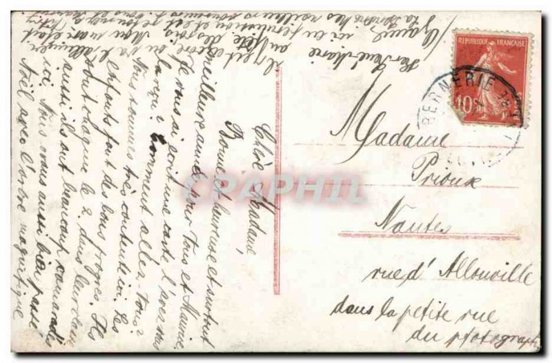 Old Postcard Fun Children Merry Christmas Christmas