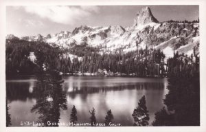 RPPC Vintage California Postcard - Lake George - Mammoth Lakes