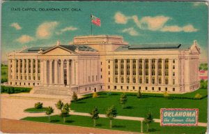 Oklahoma City State Capitol Postcard Y16