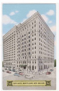 Hotel Monteleone New Orleans Louisiana linen postcard