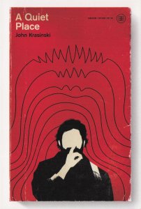 A Quiet Place John Krasinski Horror Film Movie As Rare Old Book Cover Postcard