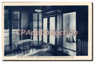 Postcard Old Trayas Var Esterel grand hotel room corner