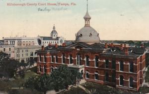 Florida Tampa Hillsborough County Court House 1909