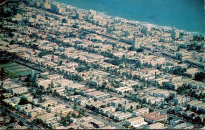 Florida Miami Beach Aerial View 1973