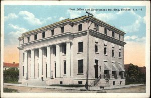 Dothan AL Post Office Gov't Bldg c1920 Postcard