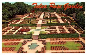 Postcard GARDEN SCENE Tulsa Oklahoma OK AS3893