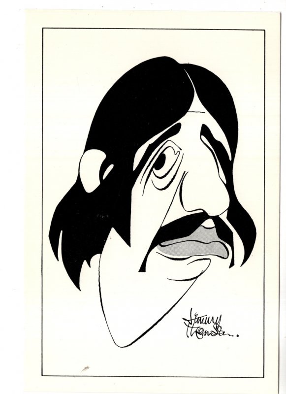 The Beatles Ringo Starr Caricature by James Hall Thomson