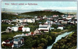 BRNO, Czechoslovakia  CZECH REPUBLIC   Celkovy pohled se Špilberkem   Postcard