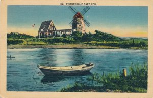 Quaint Scene near Belmont Hotel West Harwich MA Cape Cod Massachusetts pm 1942