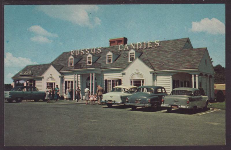 Russo's Candy House,Lynn Falls Parkway,Saugus,MA Postcard