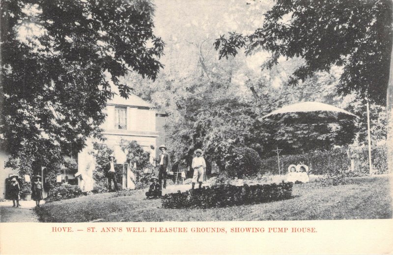 St Ann's Well Gardens Pleasure Grounds Pump House Hove Sussex England Postcard