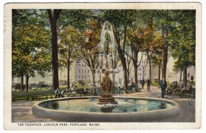 Portland, Maine, The Fountain, Lincoln Park