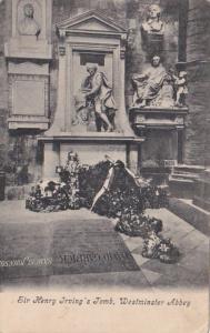 England London Sir Henry Irving's Tomb Westminster Abbey