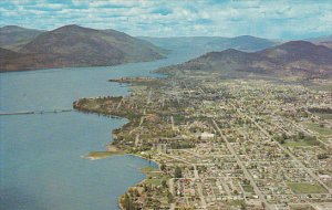 Canada British Columbia Kelowna Aerial View Canada's Apple Capitol