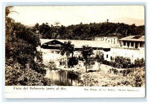 Vista Del Balneario San Diego DE Los Banos Cuba Real Photo RPPC Postcard (N30)