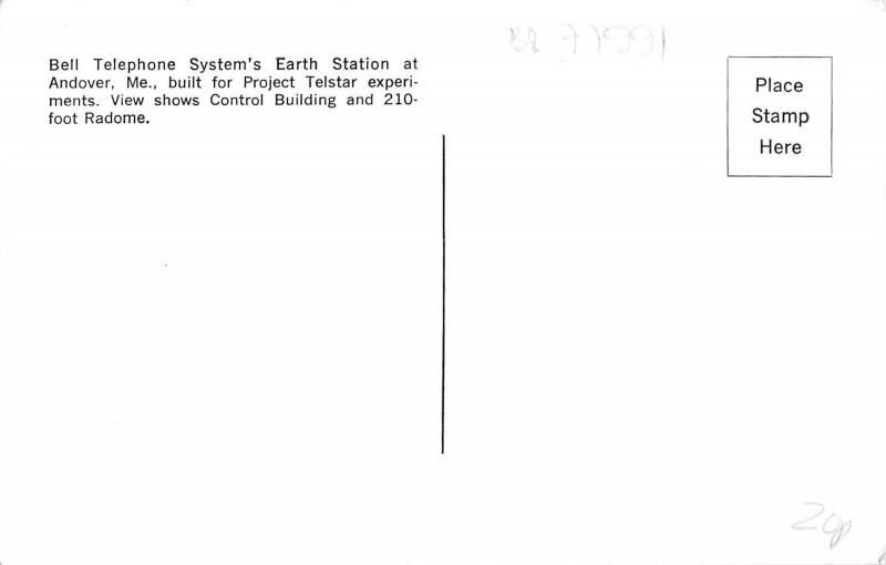 BR77991 bell telephone system s earth station at andover usa 14x9cm