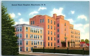 Postcard - Sacred Heart Hospital - Manchester, New Hampshire