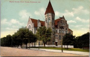 Postcard Wayne County Courthouse in Richmond, Indiana~150