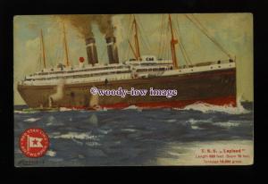 LS1430 - Red Star Liner - Lapland - Company issued postcard - artist H Cassiers