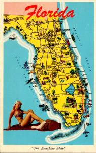 Florida Map Of The Sunshine State