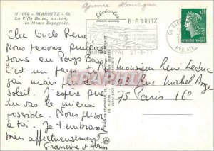 Old Postcard Biarritz Villa Belza deep Spaniards Mountains