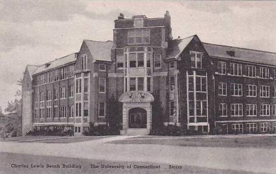 Connecticut Storrs Charles Lewis Beach Building The University Of Connecticut...