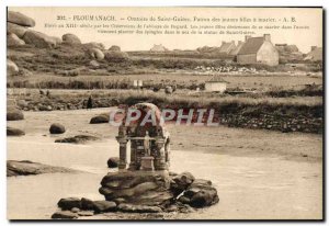 Postcard Old Ploumanch Oratory of Saint Guirec Patron of young girls marry