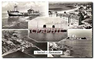 Old Postcard Saint Nazaire Liberty Ship