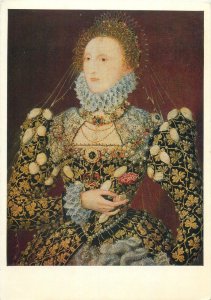 Nicholas hilliard queen elizabeth the natinal portrait gallery Postcard