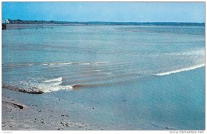 The Tidal Bore of the Petitcodiac, Tidal Bore Park, MONCTON, New Brunswick, C...