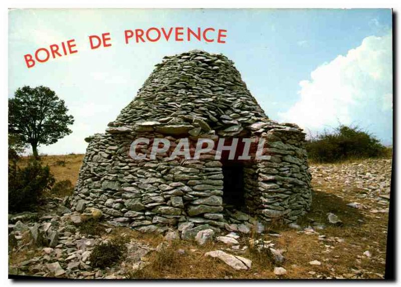 Postcard Modern Belles Images of Provence Borie Cabanne Stones Seches