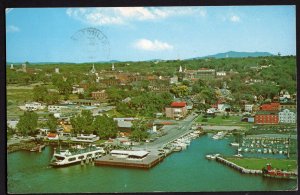 Vermont BURLINGTON Bird's-eye View - pm1971 - Chrome