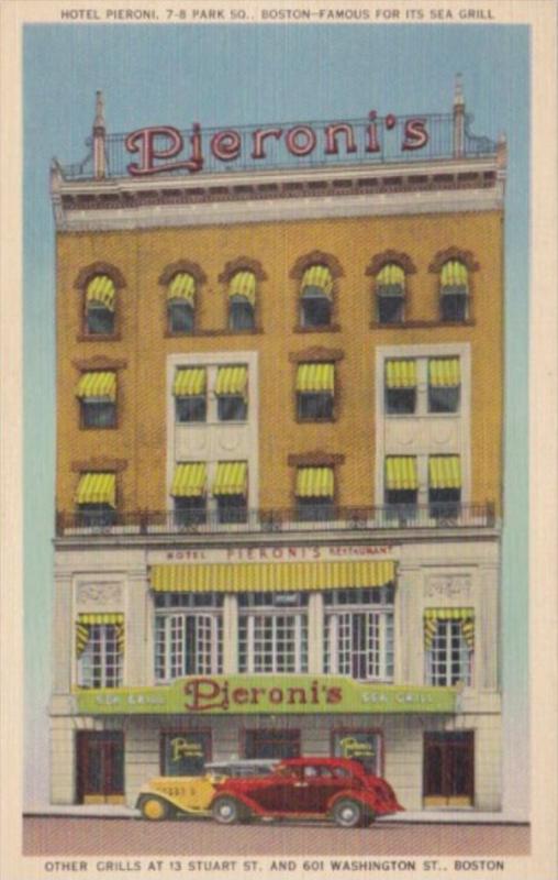 Massachusetts Boston Hotel Pieroni Washington Street