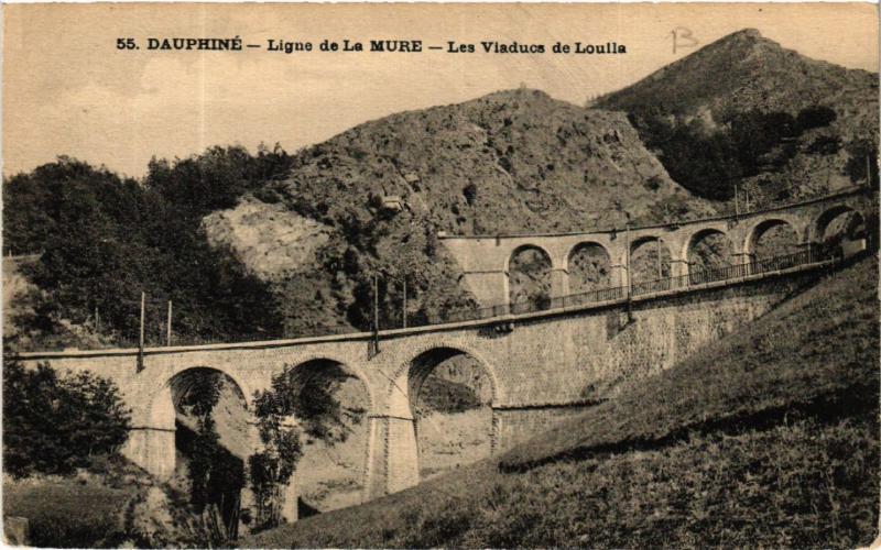 CPA Dauphine - Ligne de La Mure - Les Viaducs de Loulla (583998)