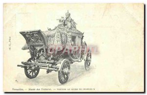 Old Postcard Versailles Museum of Cars Rite of Charles V Car